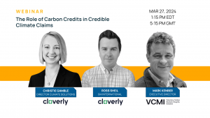 VCMI webinar voluntary carbon markets integrity initiative